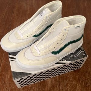 Vans Skate High Crockett High Green and White size 9 Mens New with box